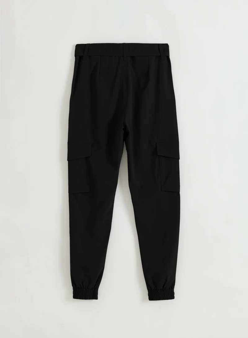 Black Cargo Pants