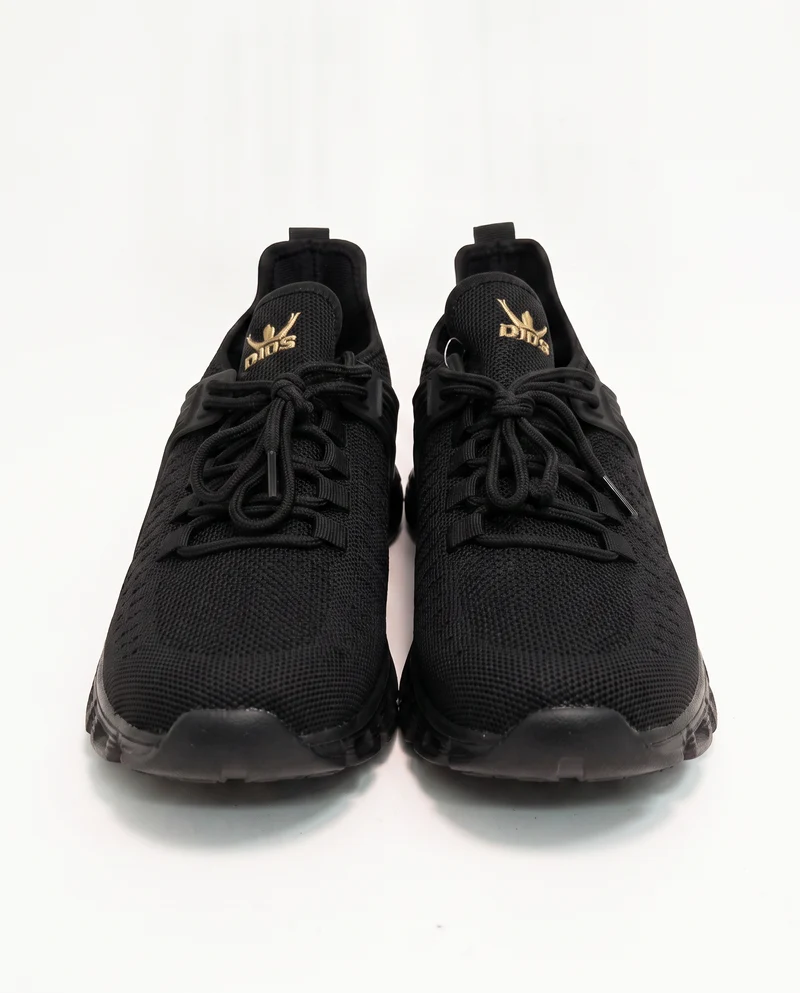 Sneakers nere con stampa Dios - Nero