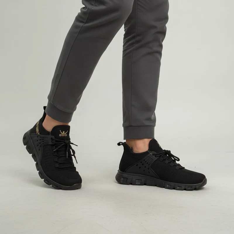 Sneakers nere con stampa Dios - Nero