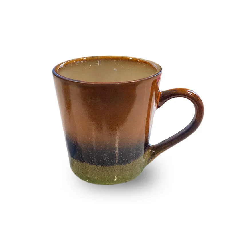 70s ceramics: espresso mugs, Golden Hour