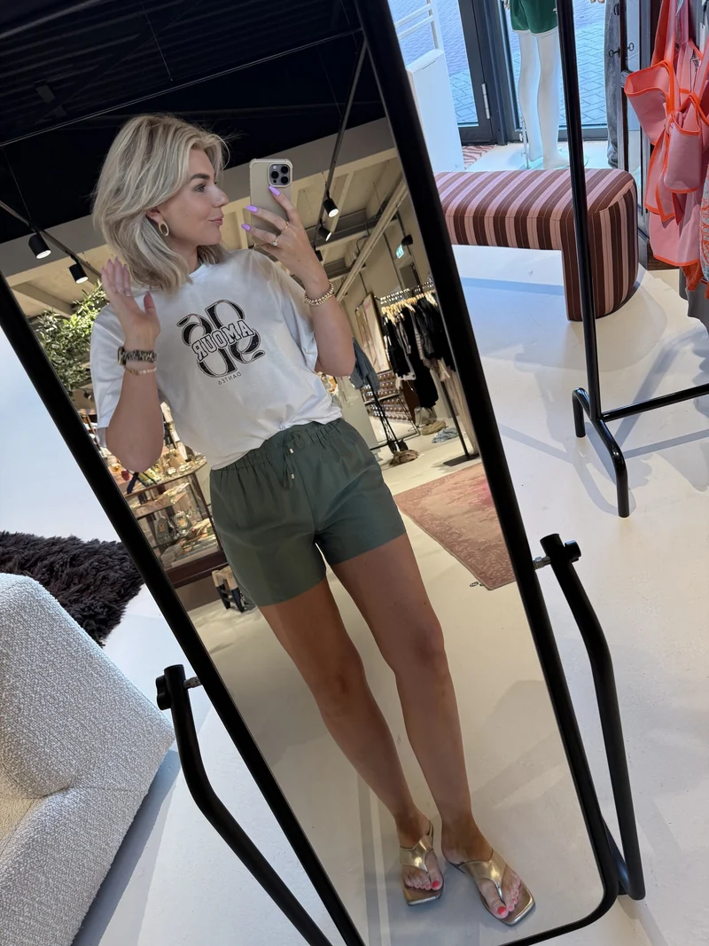 Quentyn relaxed fit shorts - Deep Ivy Green