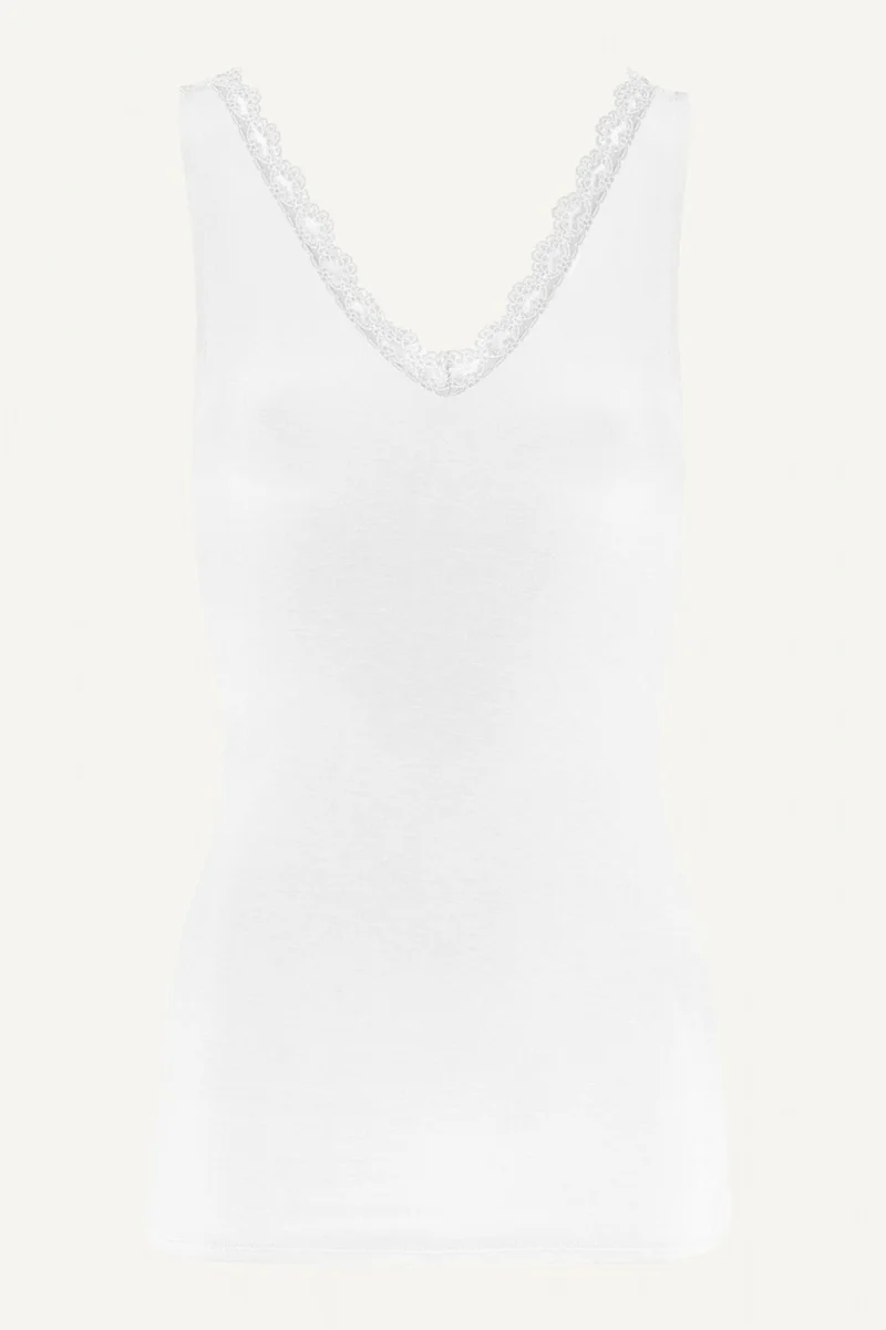 Lace singlet - Off white