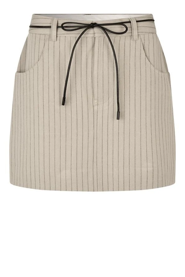 Rayures Mini Skirt - Trench Coat