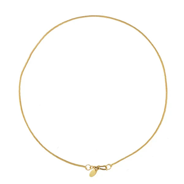 Gouden Slangen Ketting Kort