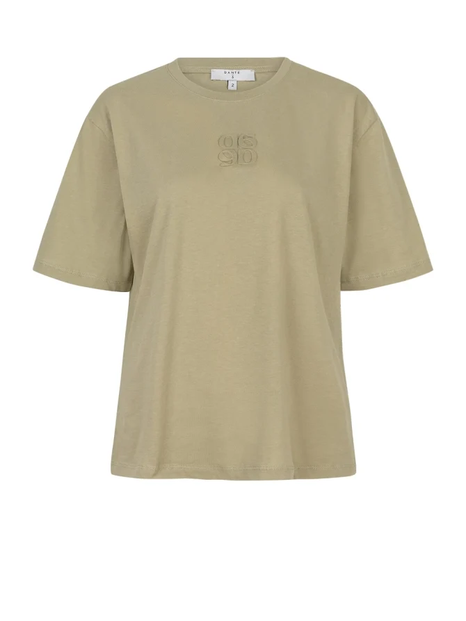 Mikis monogram tee - Sunlit grass