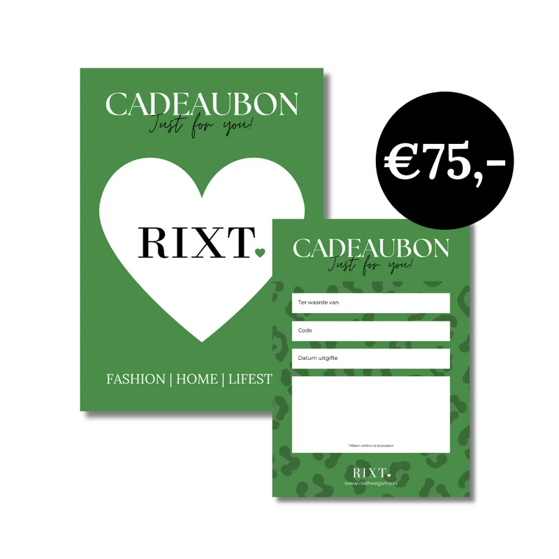 Digitale cadeaubon 75 euro