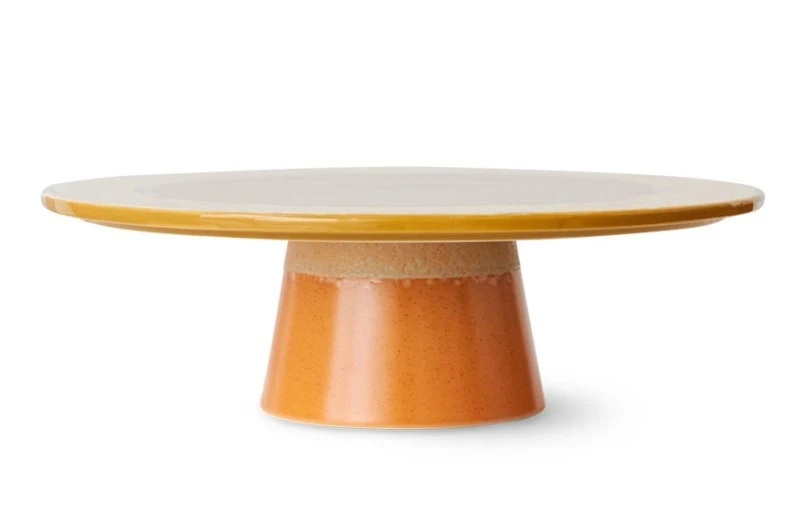 KST0059 70s ceramics: plateau papaya