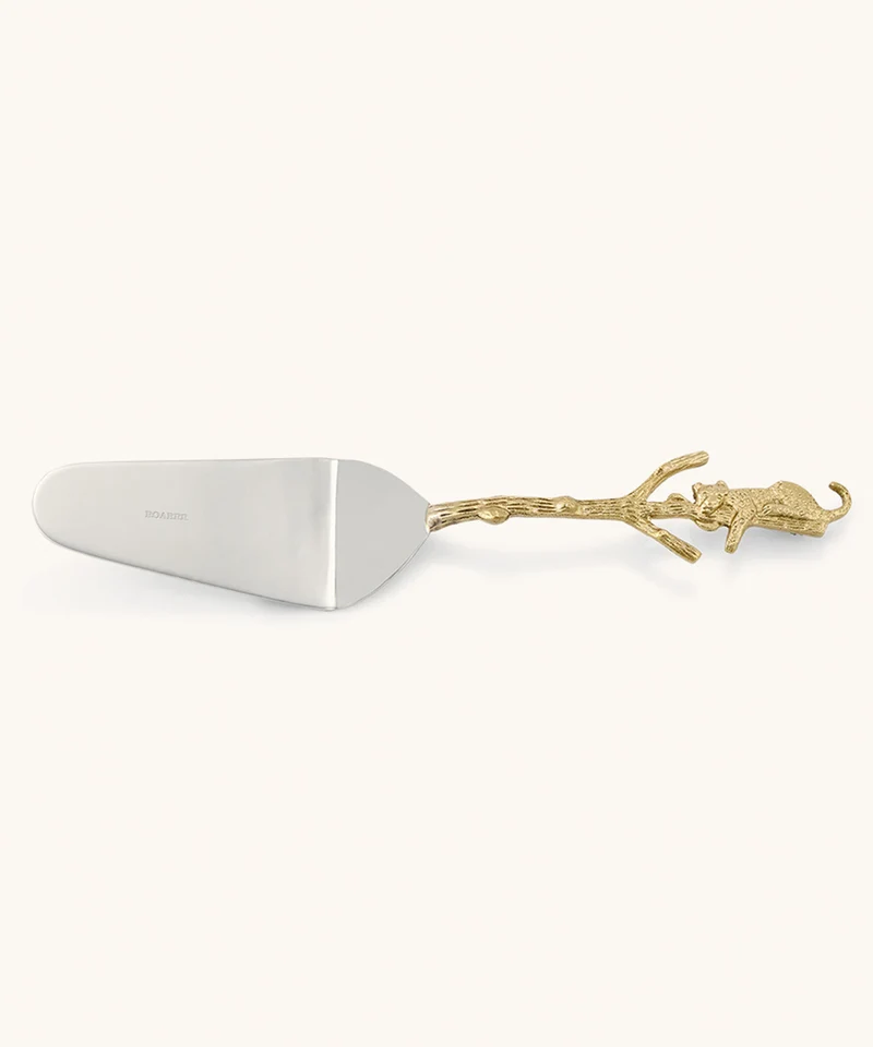 Jenna leopard cakespoon