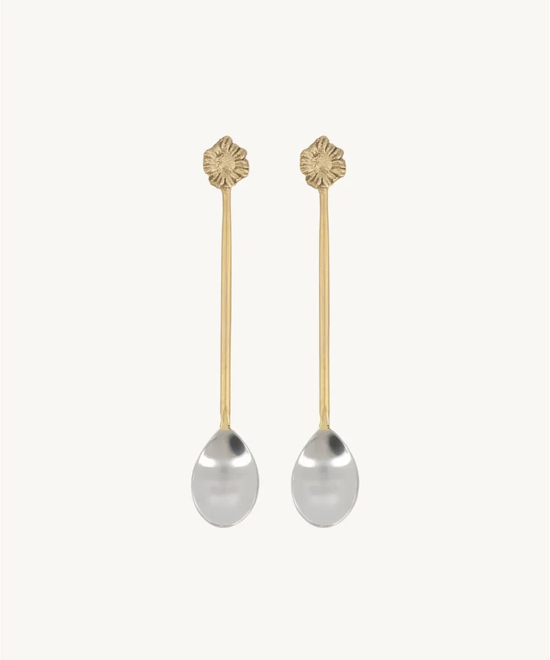 Sunny sunflower teaspoon set