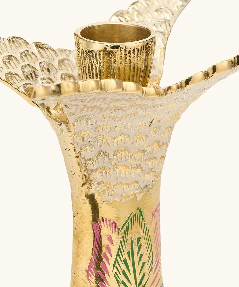 Miracle fish candle holder large