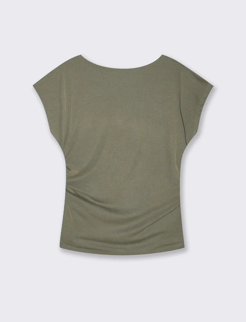 Tshirt con arricci laterali - Ve.milit.