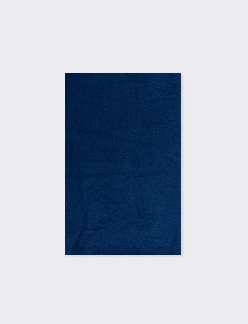 Foulard donna garzato eleganza e comfort - Blu