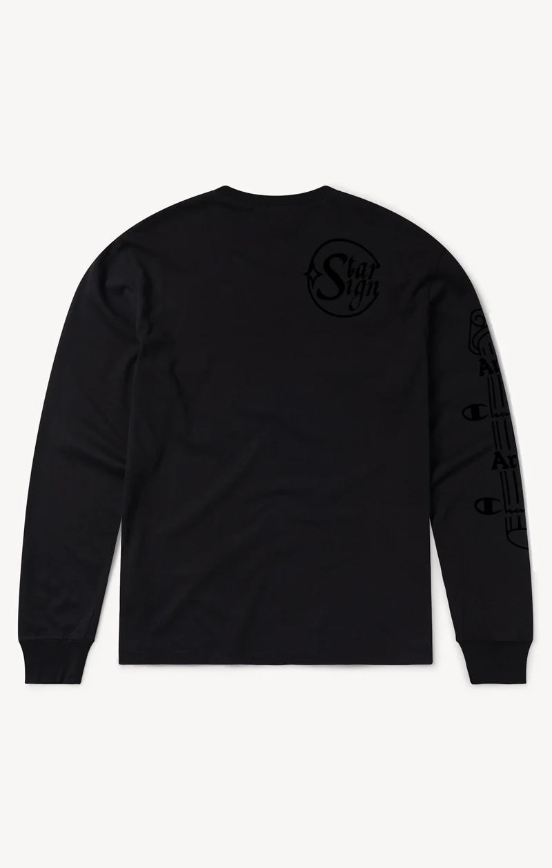 Unisex Logo Long Sleeve T-Shirt Aries x Champion