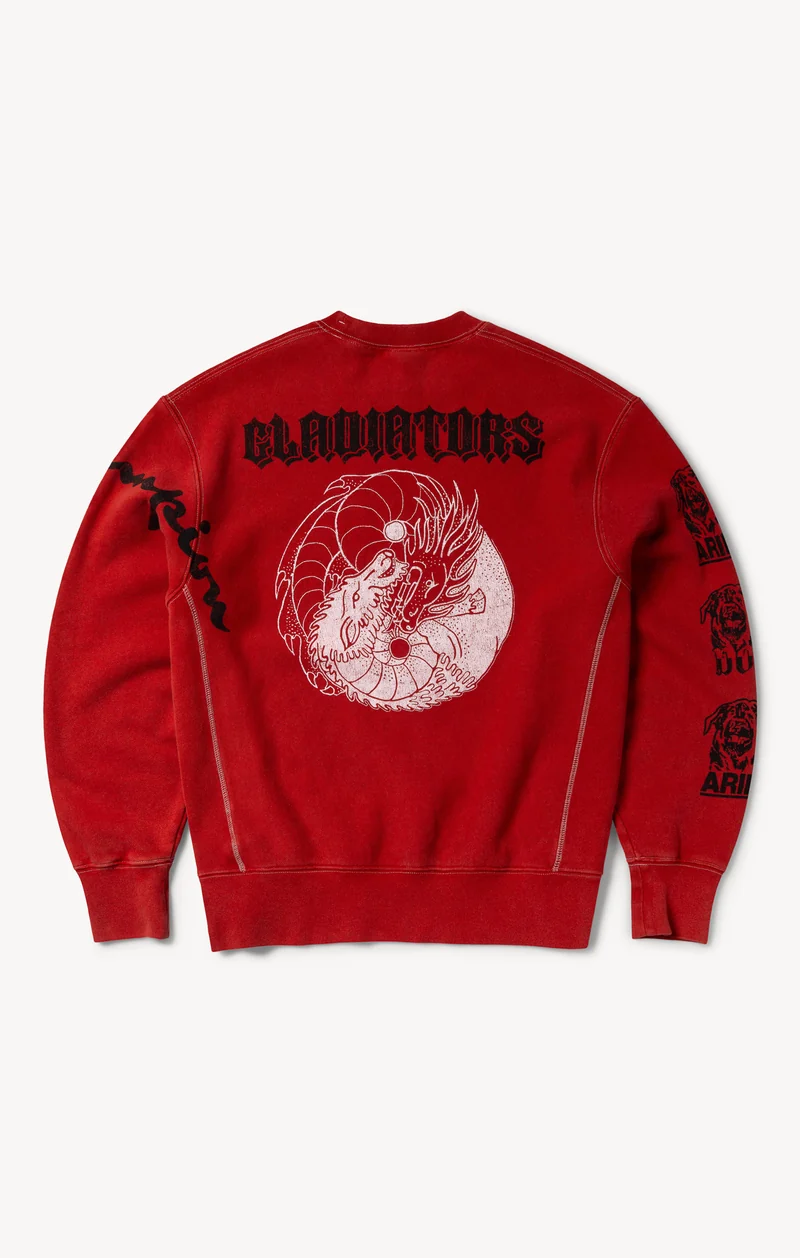 Unisex Graphic Crewneck Sweatshirt Aries x Champion