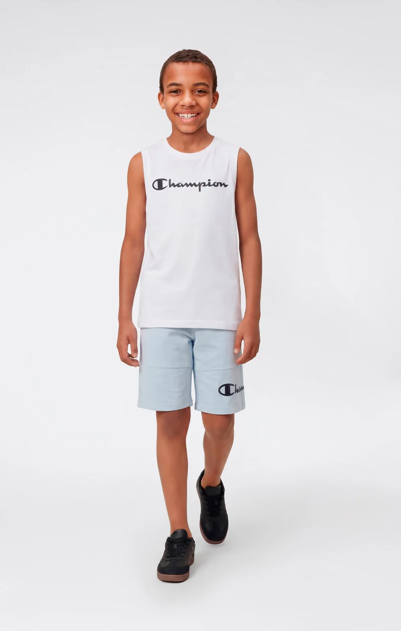 Boys' Tank Top with Maxi Printed Logo