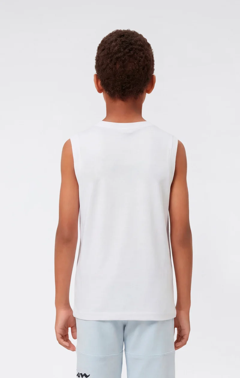 Boys' Tank Top with Maxi Printed Logo