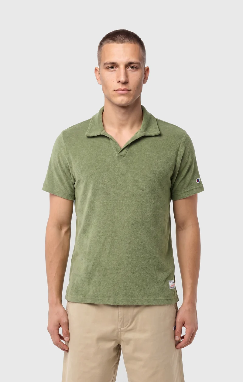 Men’s Towel Terry Polo Shirt