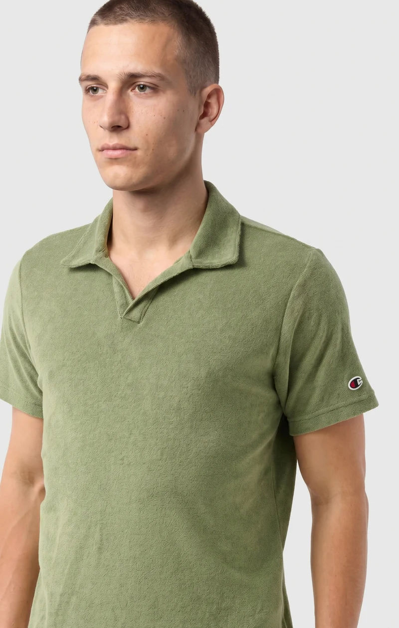 Men’s Towel Terry Polo Shirt