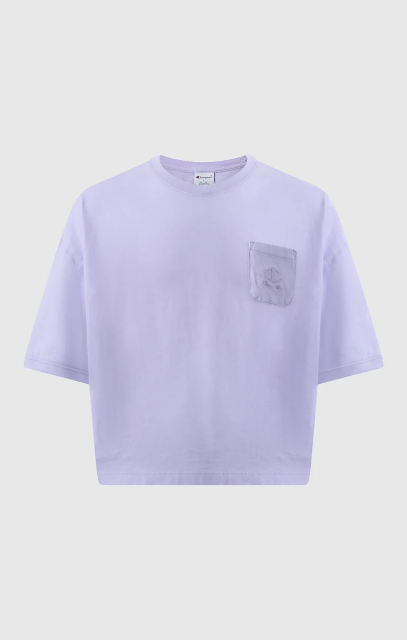 Girls’ Washed Effect Crop T-Shirt Icons