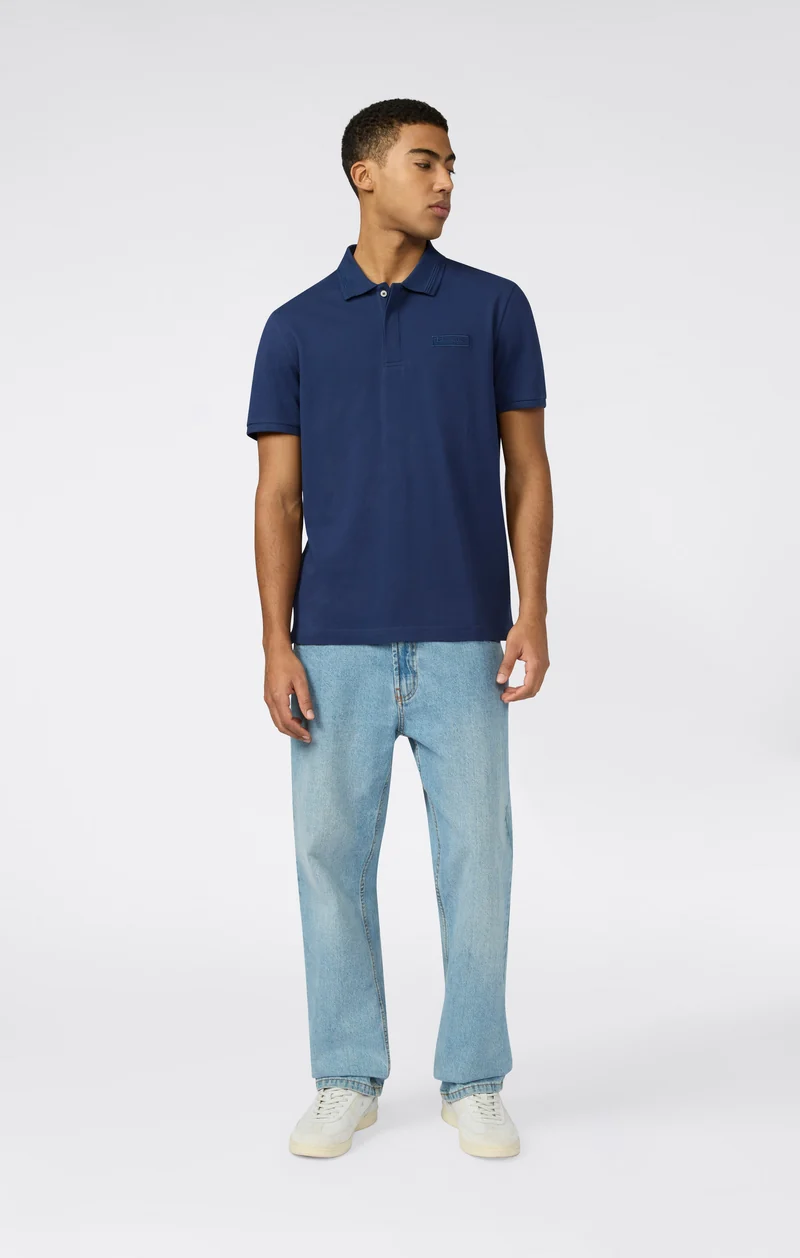 Men’s Polo with Embroidered Logo
