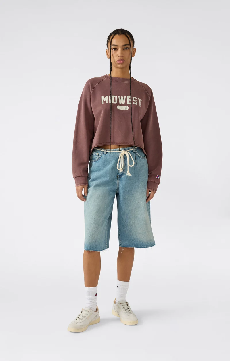 Women’s East West Cropped Crewneck Sweatshirt