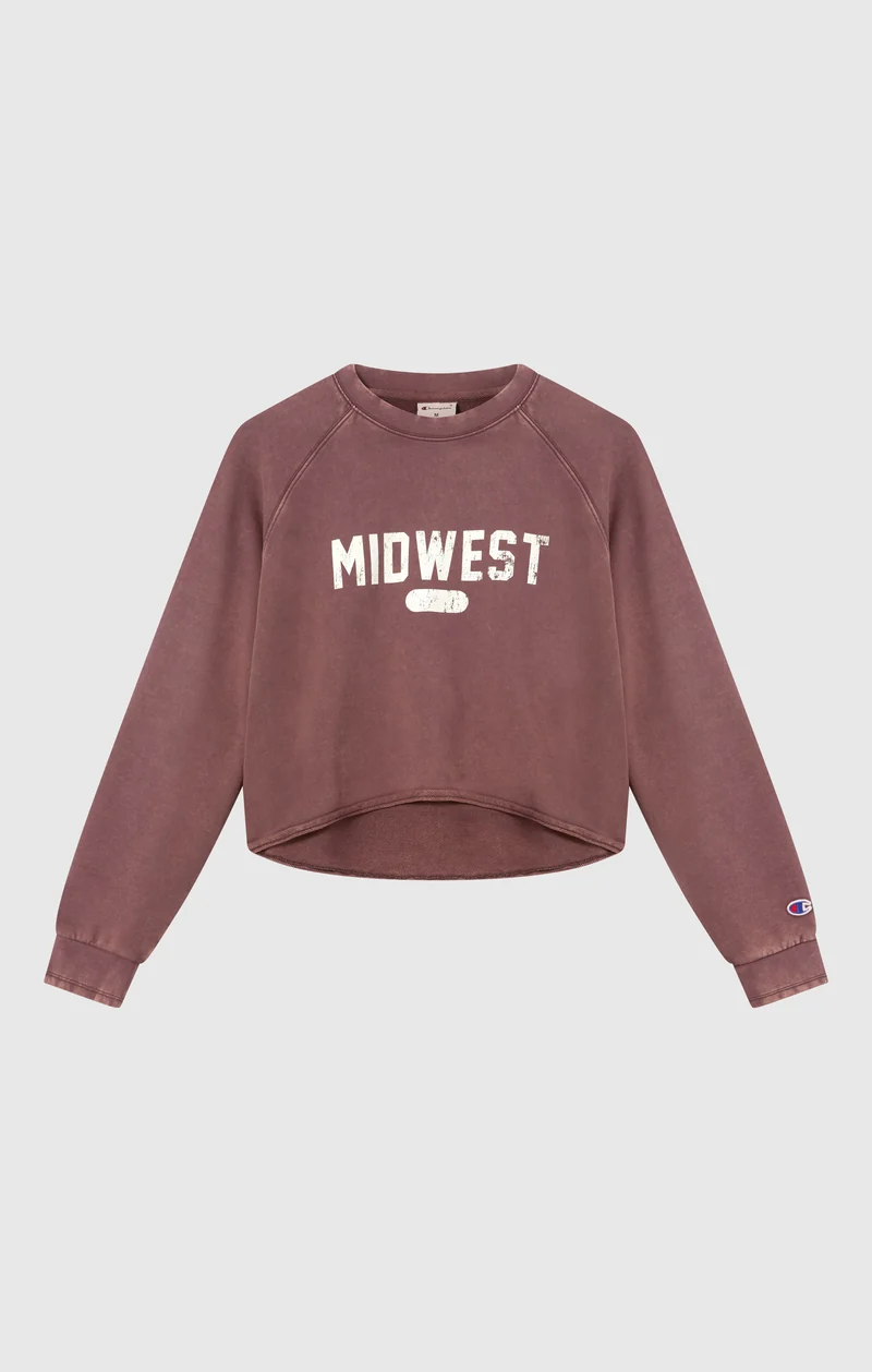 Women’s East West Cropped Crewneck Sweatshirt