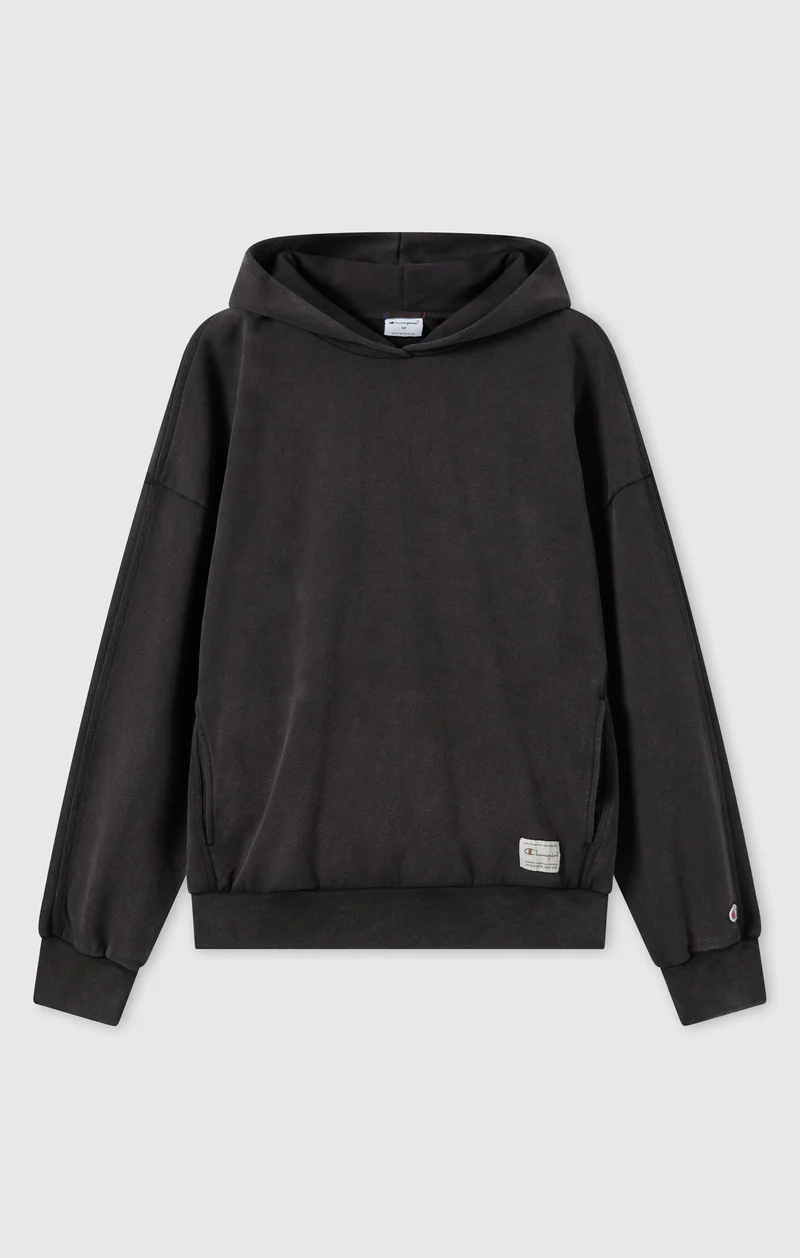 Men’s Hooded Sweatshirt with Washed Effect