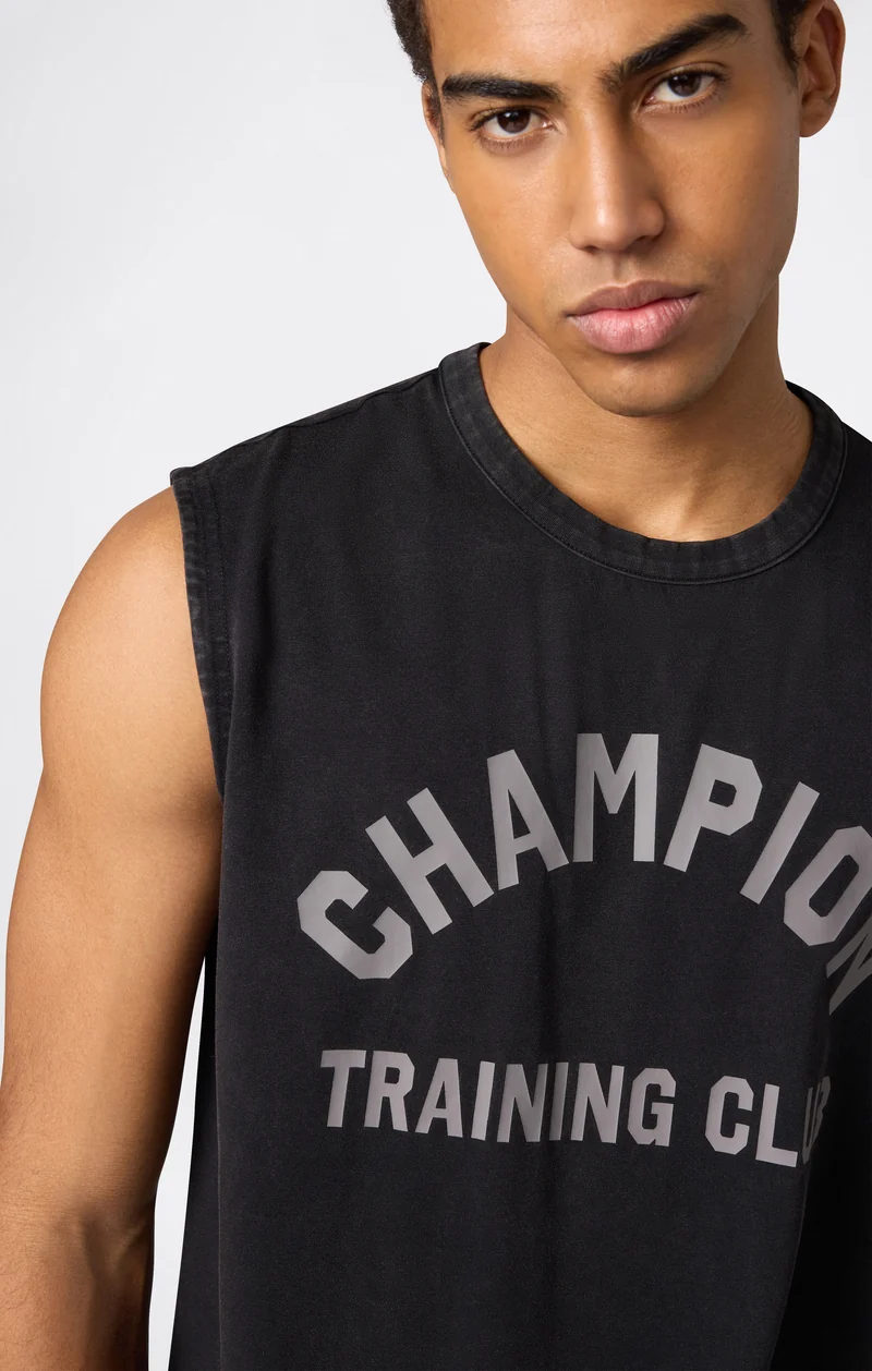 Men’s Boxing-Inspired Graphic Muscle Tank