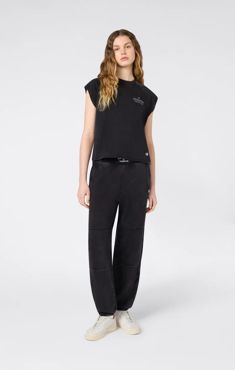 Women’s Boxing-Inspired Elastic Cuff Pants