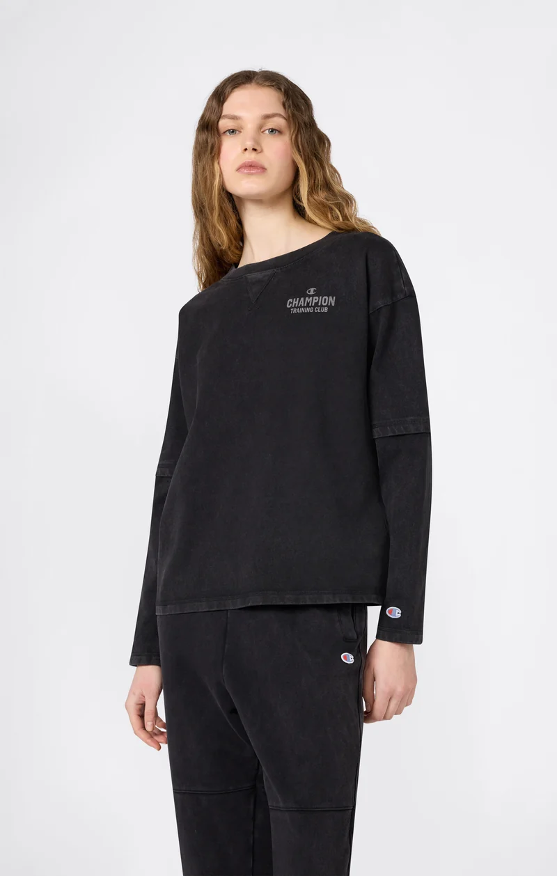 Women’s Boxing-Inspired Crewneck Sweatshirt