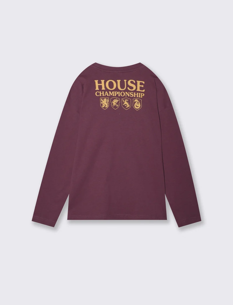 T-shirt maniche lunghe Harry Potter - Bordeaux