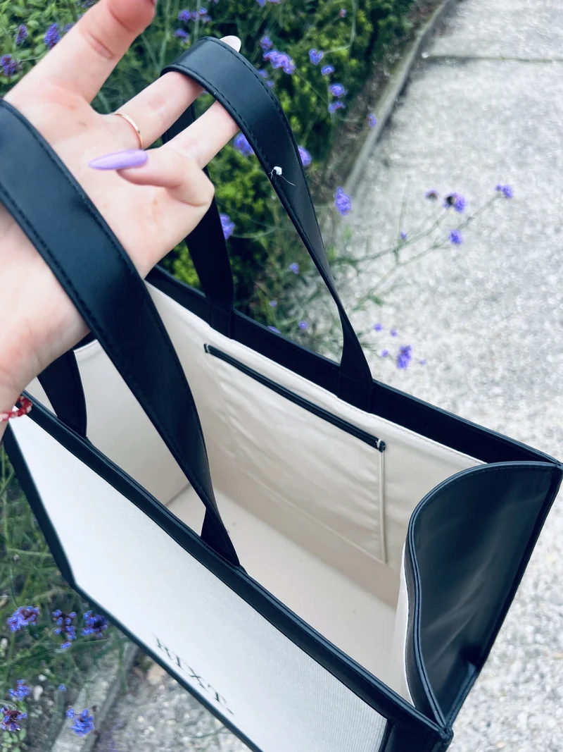 Luxury Canvas/Vegan Leather Bag - RIXT