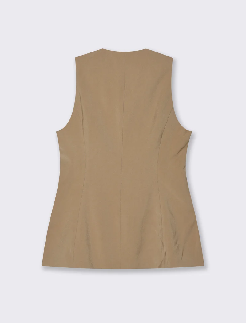 GILET LUNGO - Kaky 1