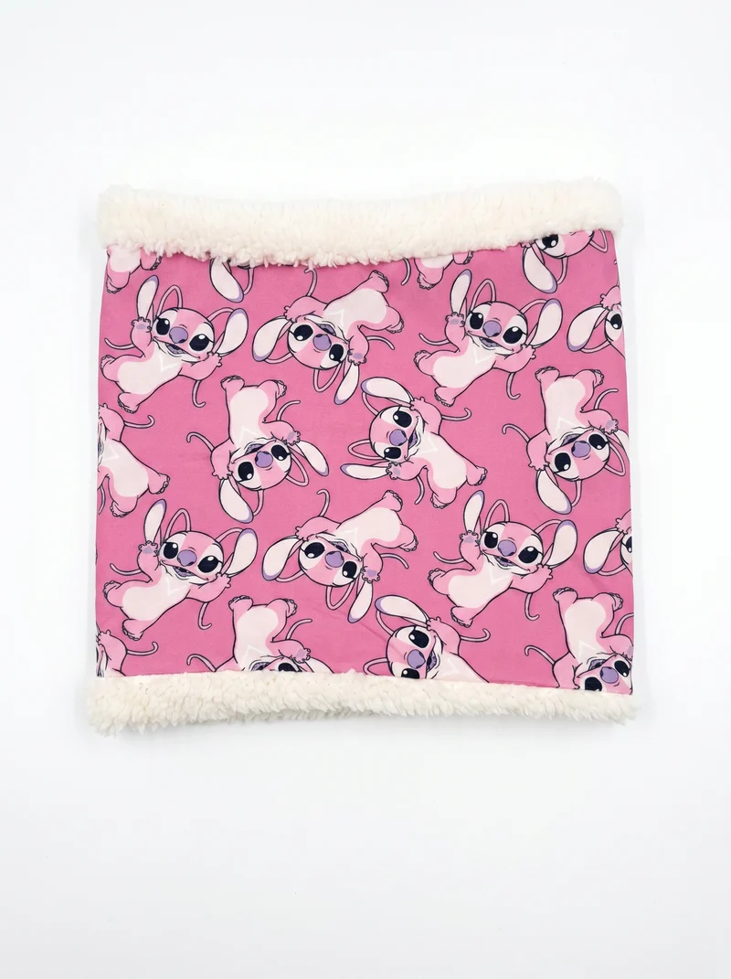 Collo bambina in finta pelliccia - Rosa