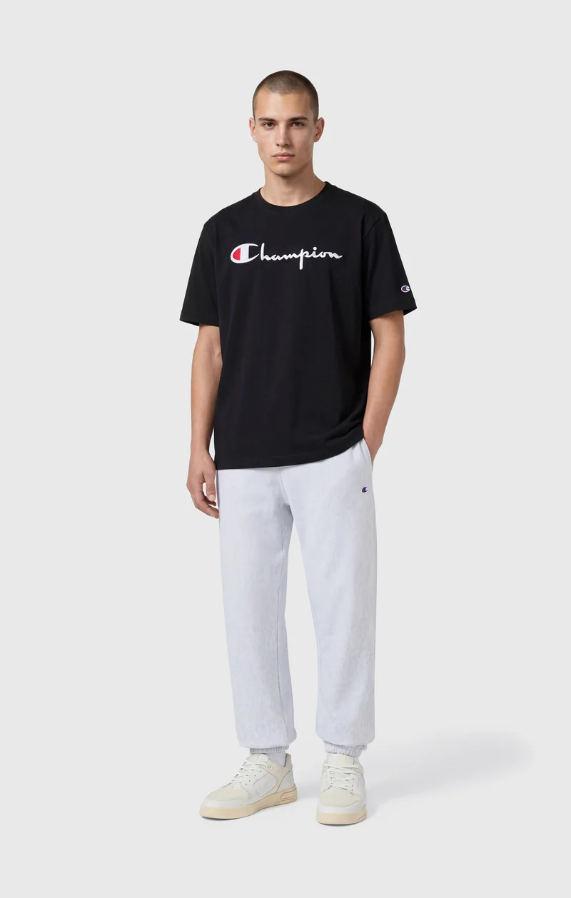 Men’s Lightweight Jogger Pants with Elastic Cuff Reverse Weave
