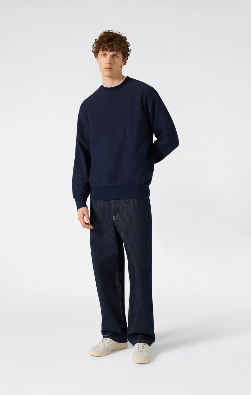Men’s Lightweight Crewneck Sweatshirt Reverse Weave