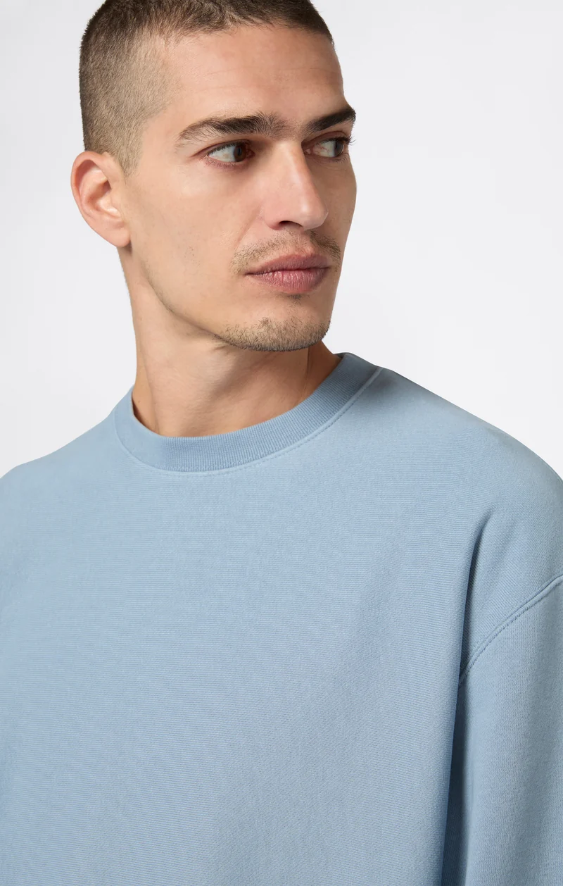 Men’s Lightweight Crewneck Sweatshirt Reverse Weave