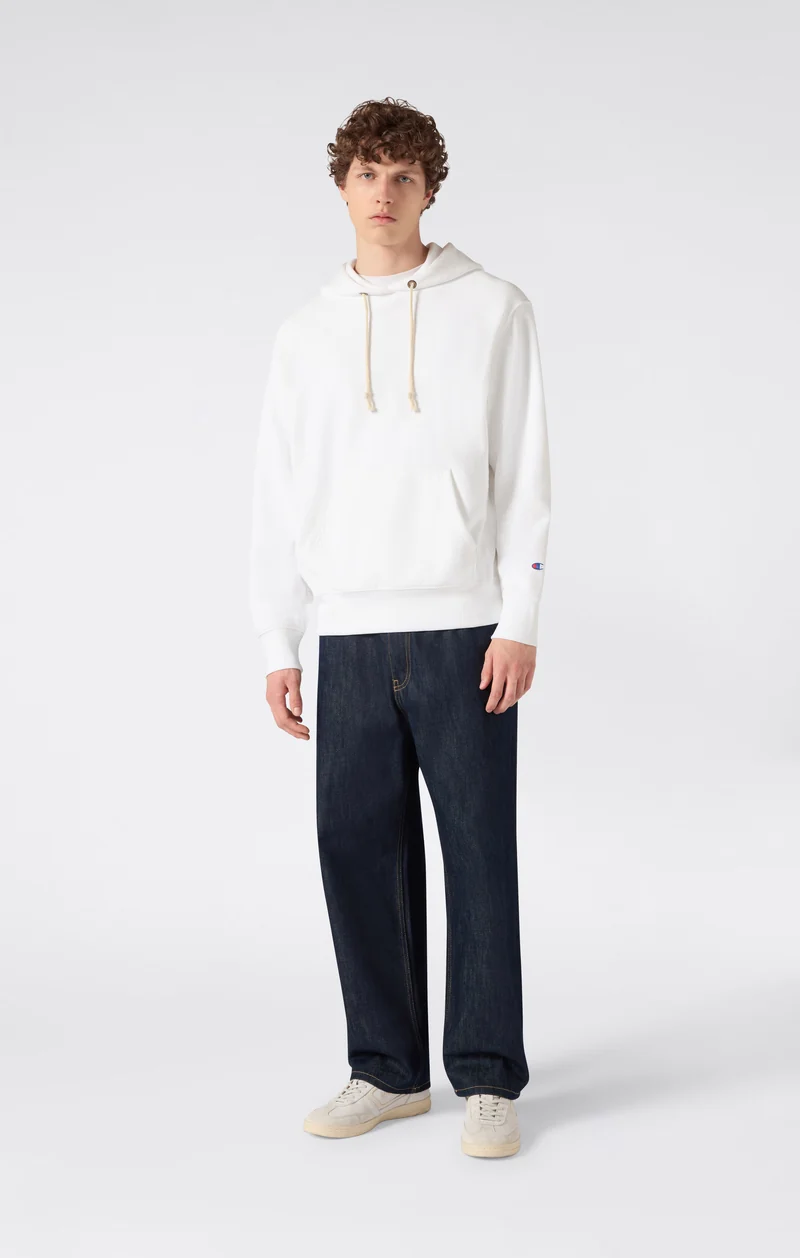 Men’s Lightweight Hooded Sweatshirt Reverse Weave