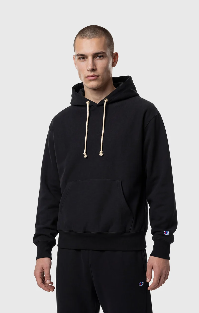 Men’s Lightweight Hooded Sweatshirt Reverse Weave