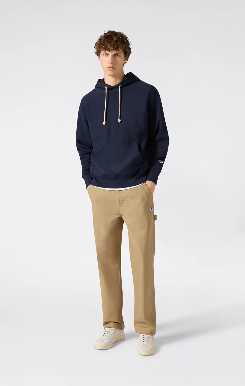 Men’s Lightweight Hooded Sweatshirt Reverse Weave