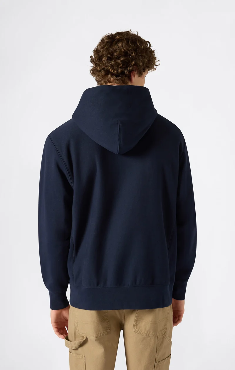 Men’s Lightweight Hooded Sweatshirt Reverse Weave