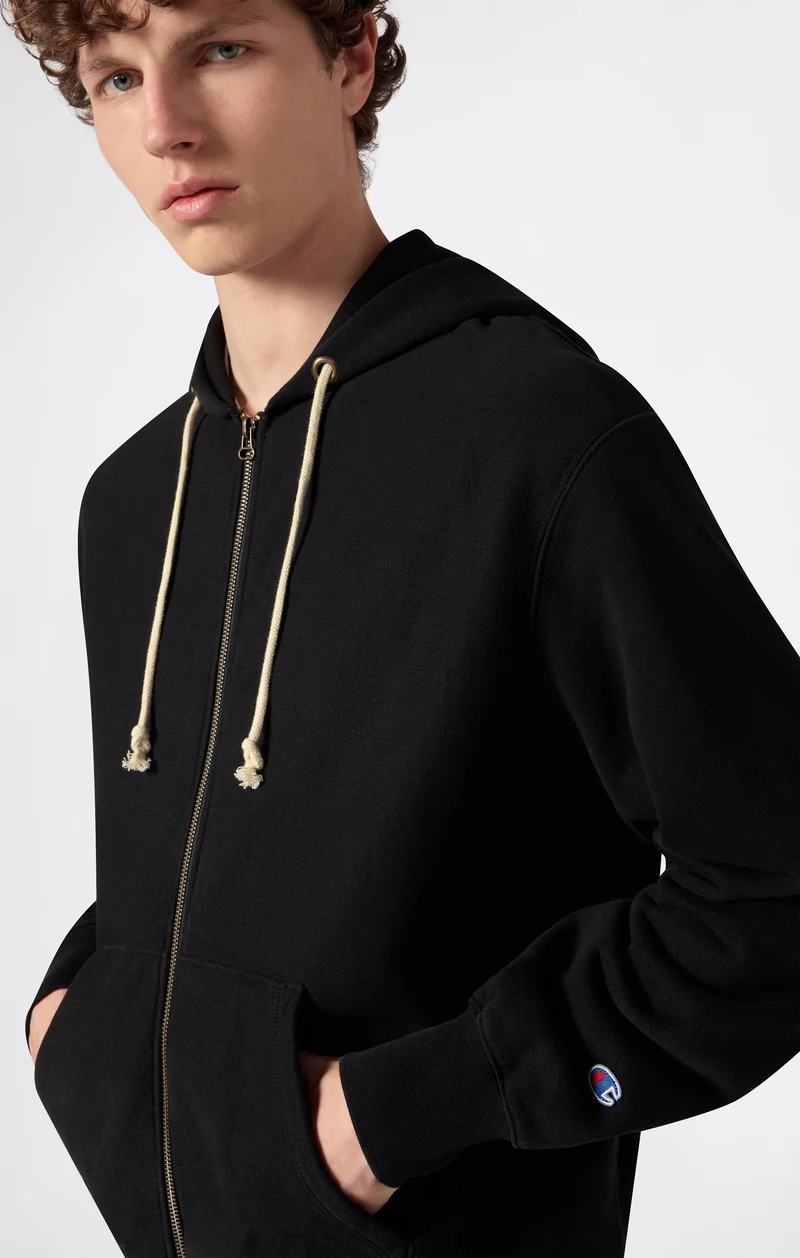 Men’s Full Zip Hoodie Sweatshirt Reverse Weave