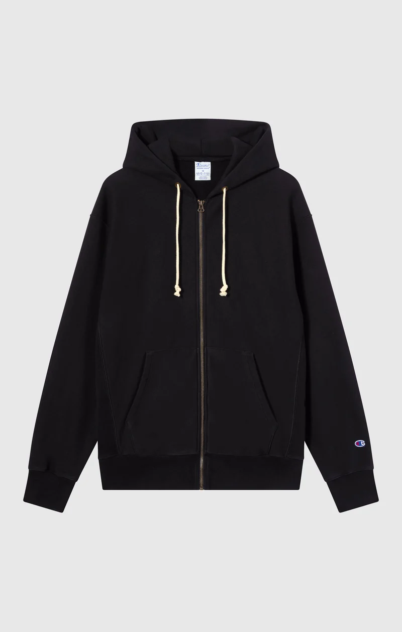 Men’s Full Zip Hoodie Sweatshirt Reverse Weave