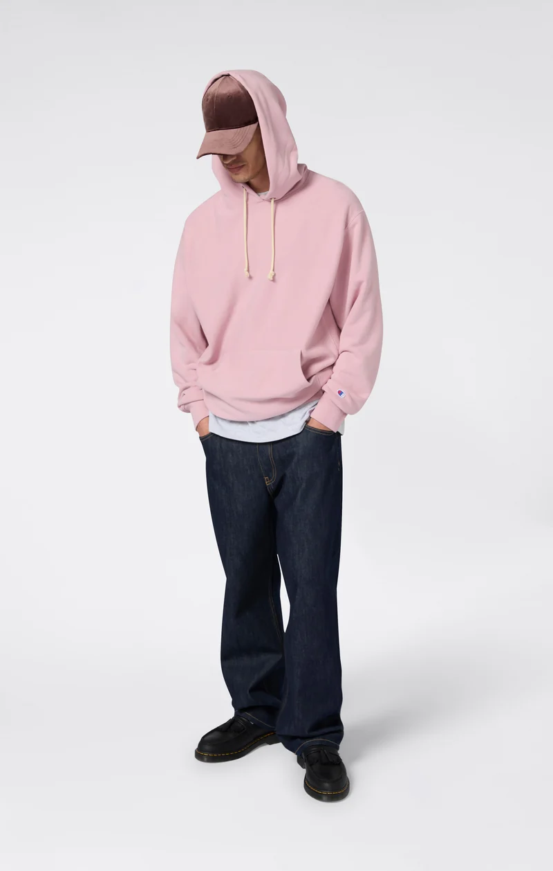 Men’s Lightweight Hooded Sweatshirt Reverse Weave