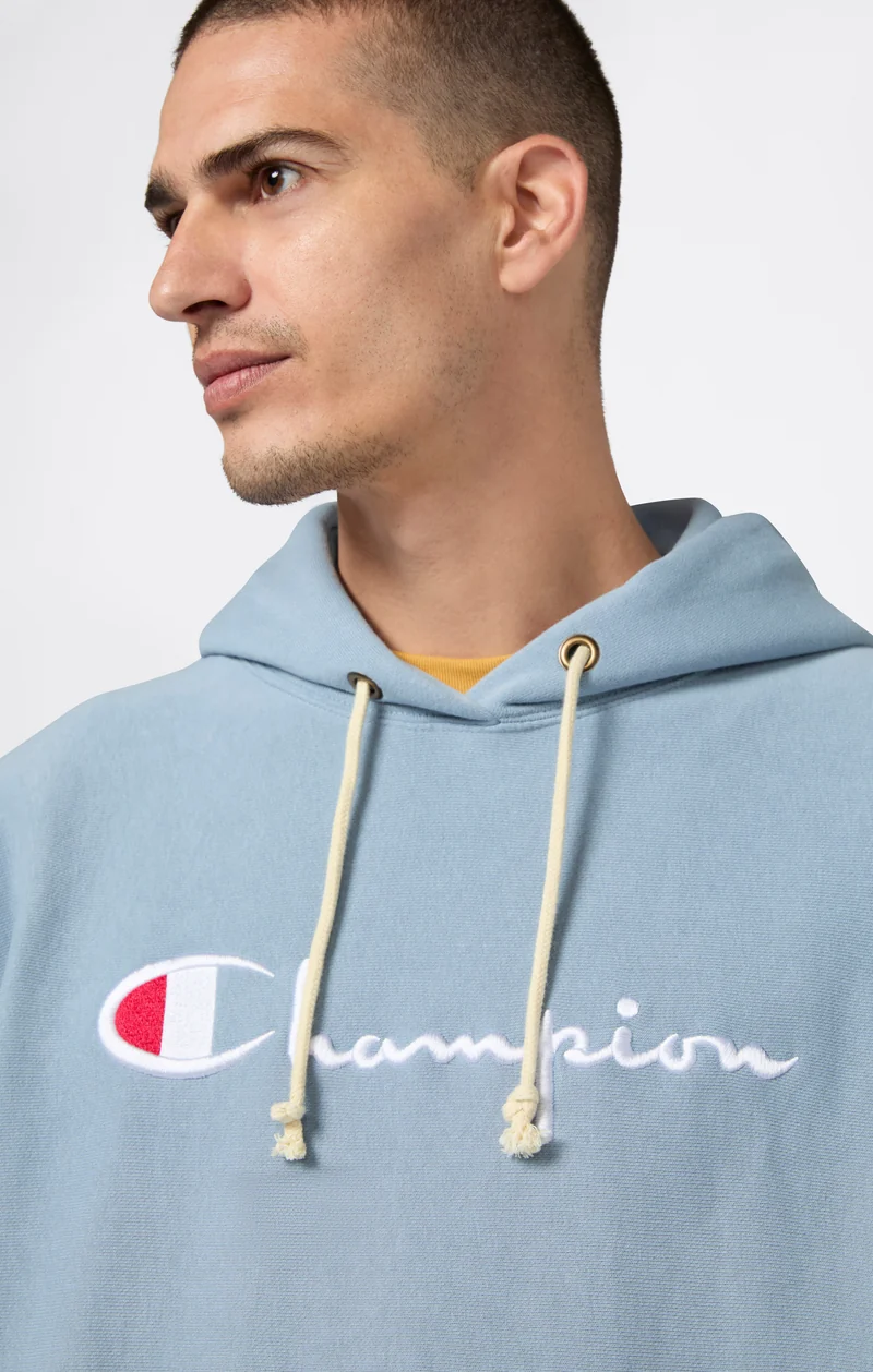 Reverse Weave Men's Loose Fit Hoodie