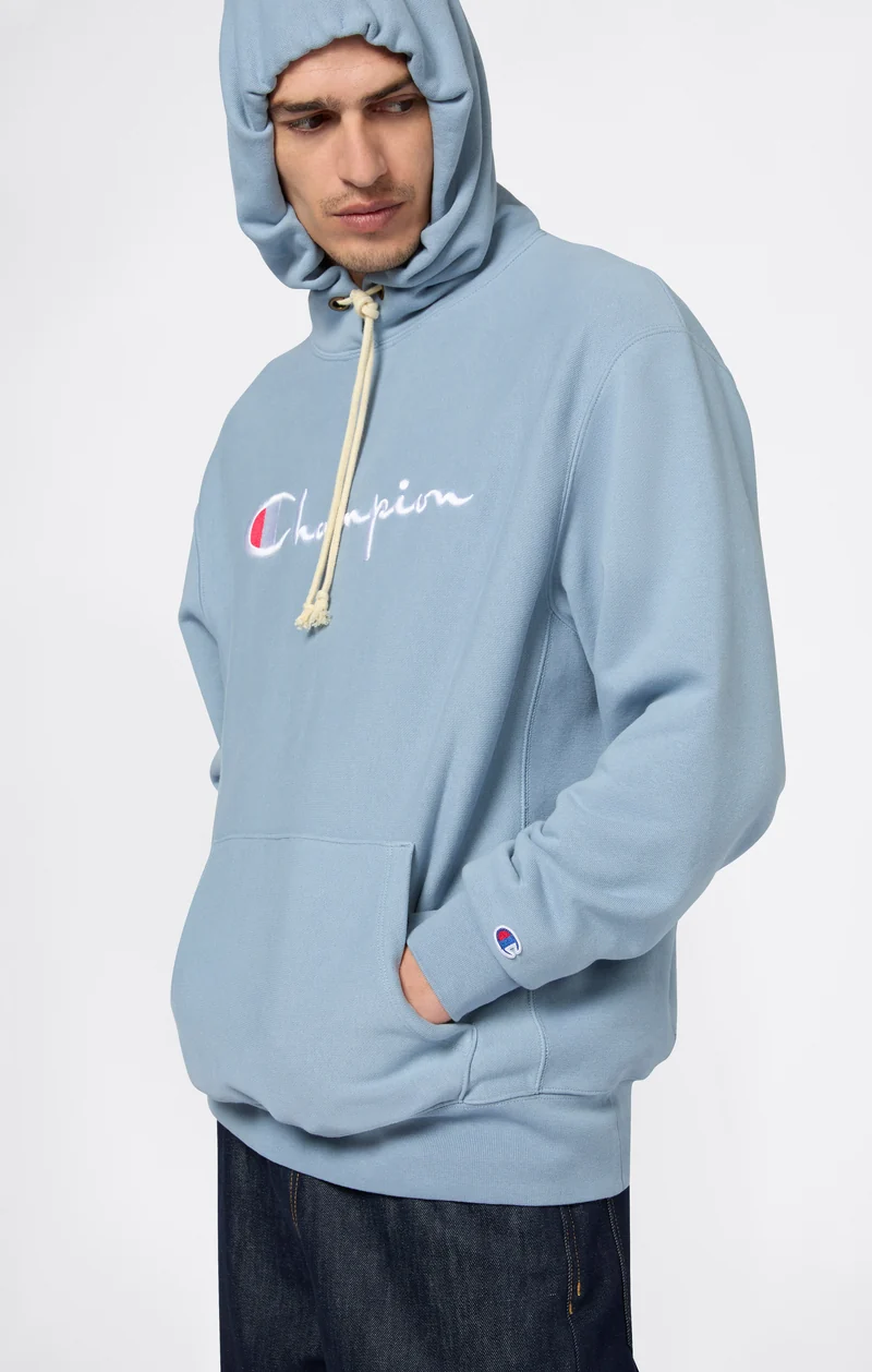 Reverse Weave Men's Loose Fit Hoodie