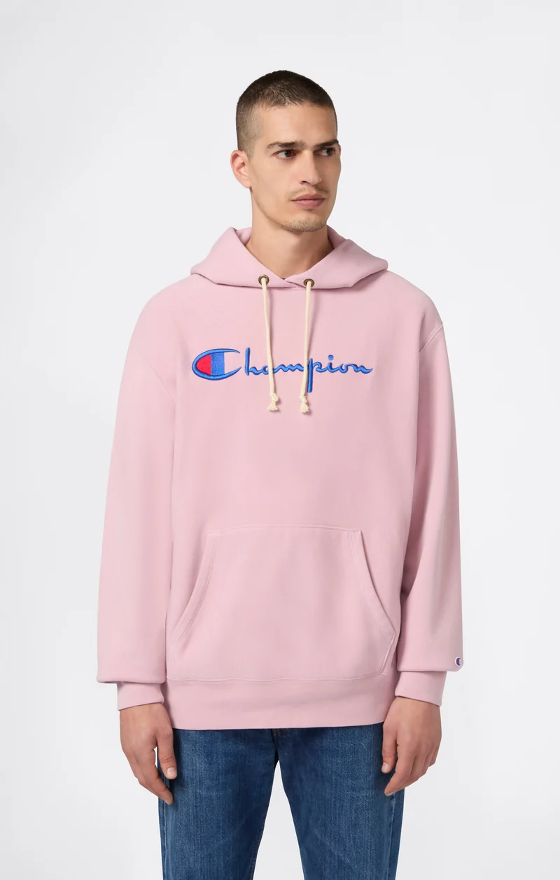 Reverse Weave Men's Loose Fit Hoodie