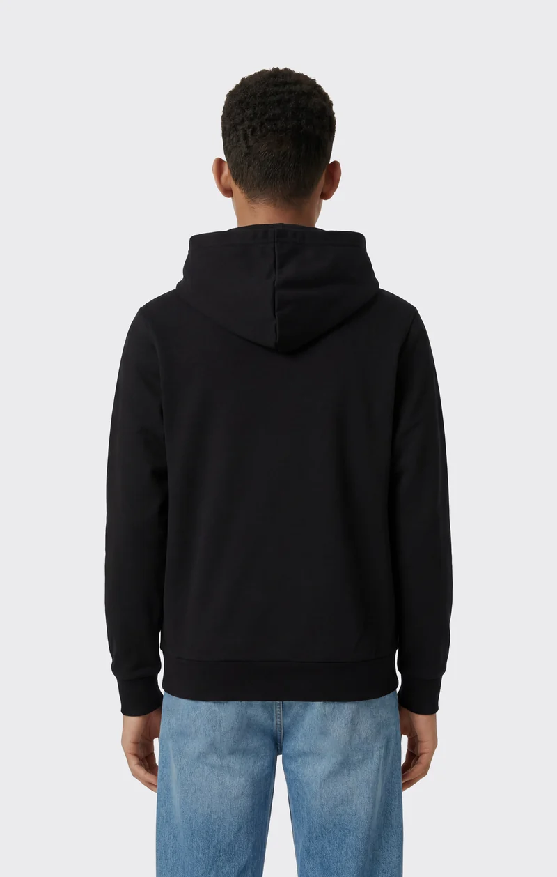 Boys’ Fleece Hoodie with Small Embroidered Logo Icons