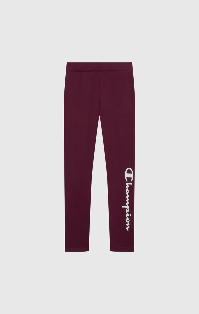 Girls' Fleece Leggings Script Logo