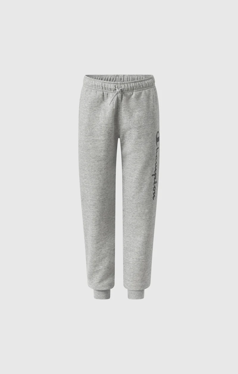 Boys' Fleece Rib Cuff Jogger Pants Script Logo